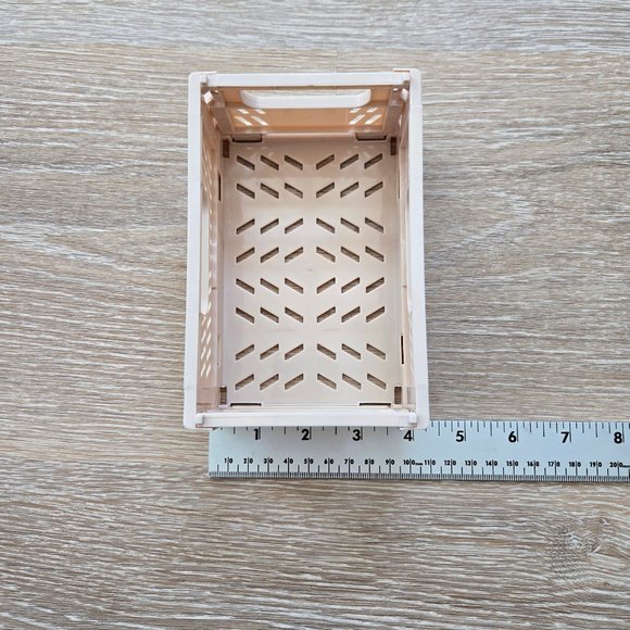 Stackable Folding Storage Crate for Organization – Small, Collapsible Crate - Picture 6 of 17